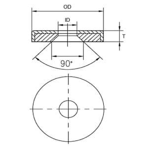 Neodymium Pot Magnets, BN6 Series, Countersunk | BuyMagnets.com